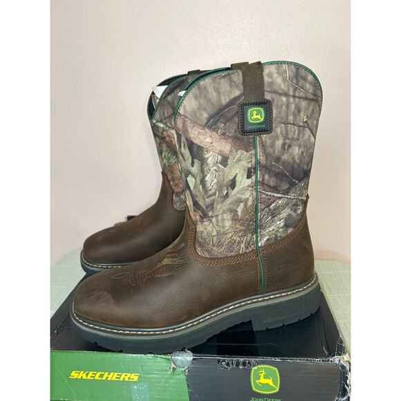 Skechers x John Deere Rowood Moss Burrow 256021 Men\'s Waterproof Work Boot 10.5 main image 16
